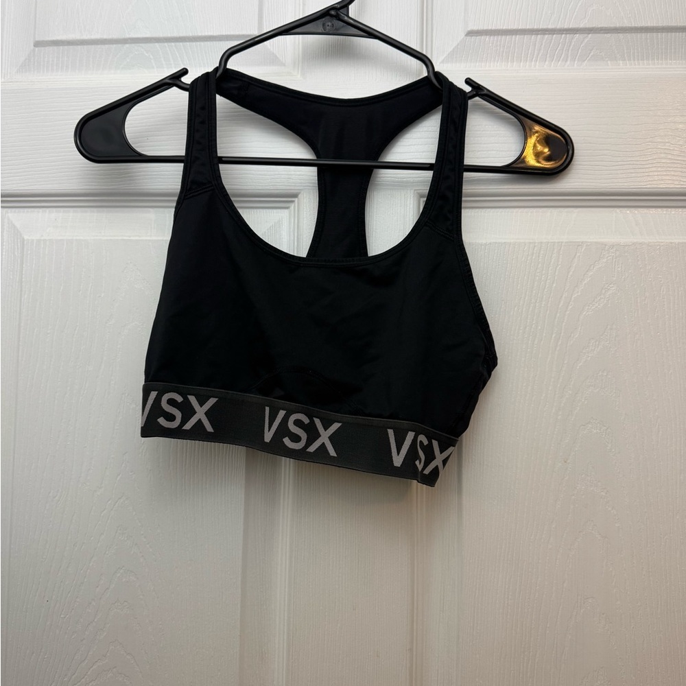 VSX Black Racerback Sports Bra